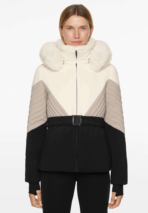 3M THINSULATE™ SKI 10K COLOUR-BLOCK FITTED - Skijacke - beige