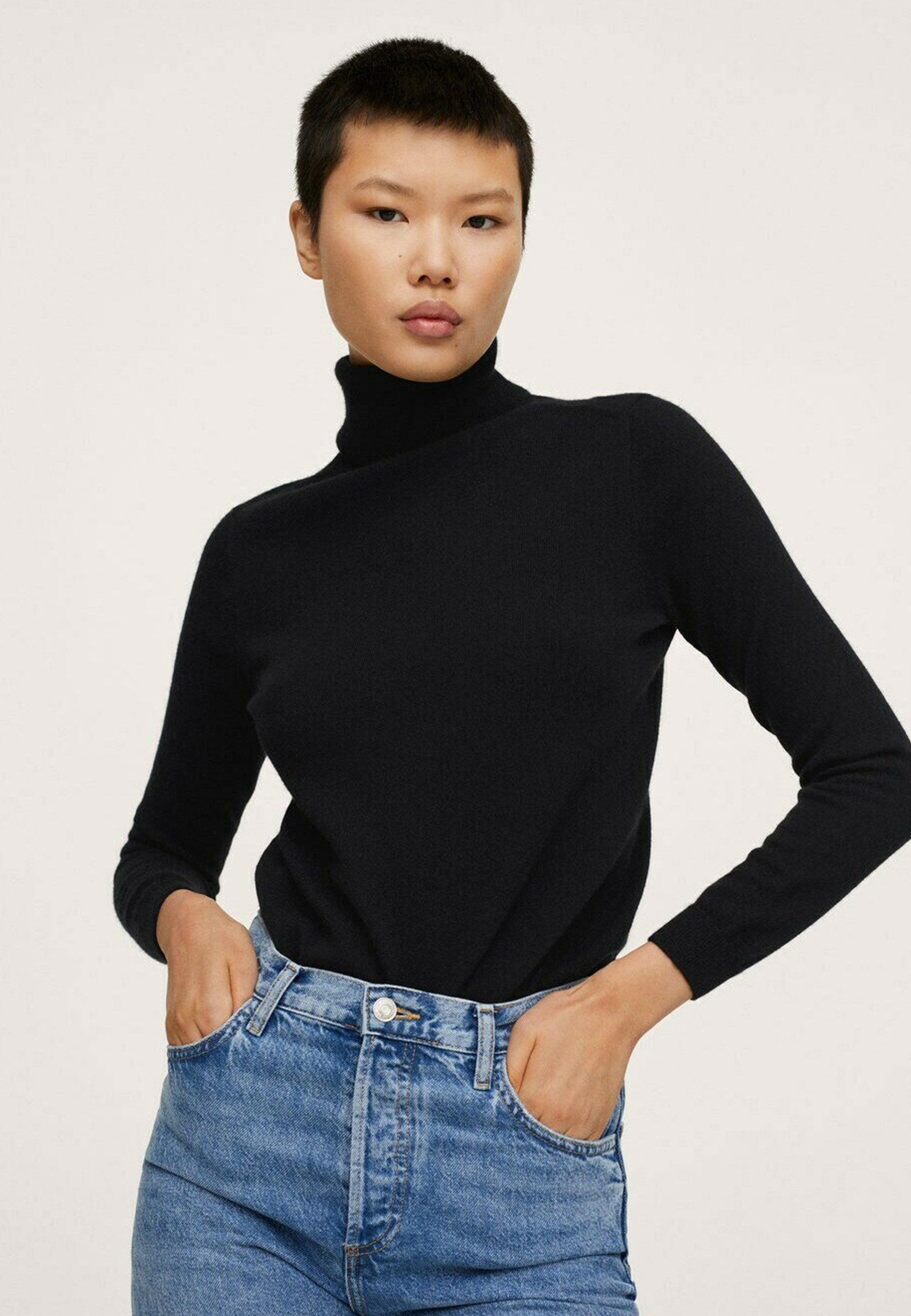 mango polo neck