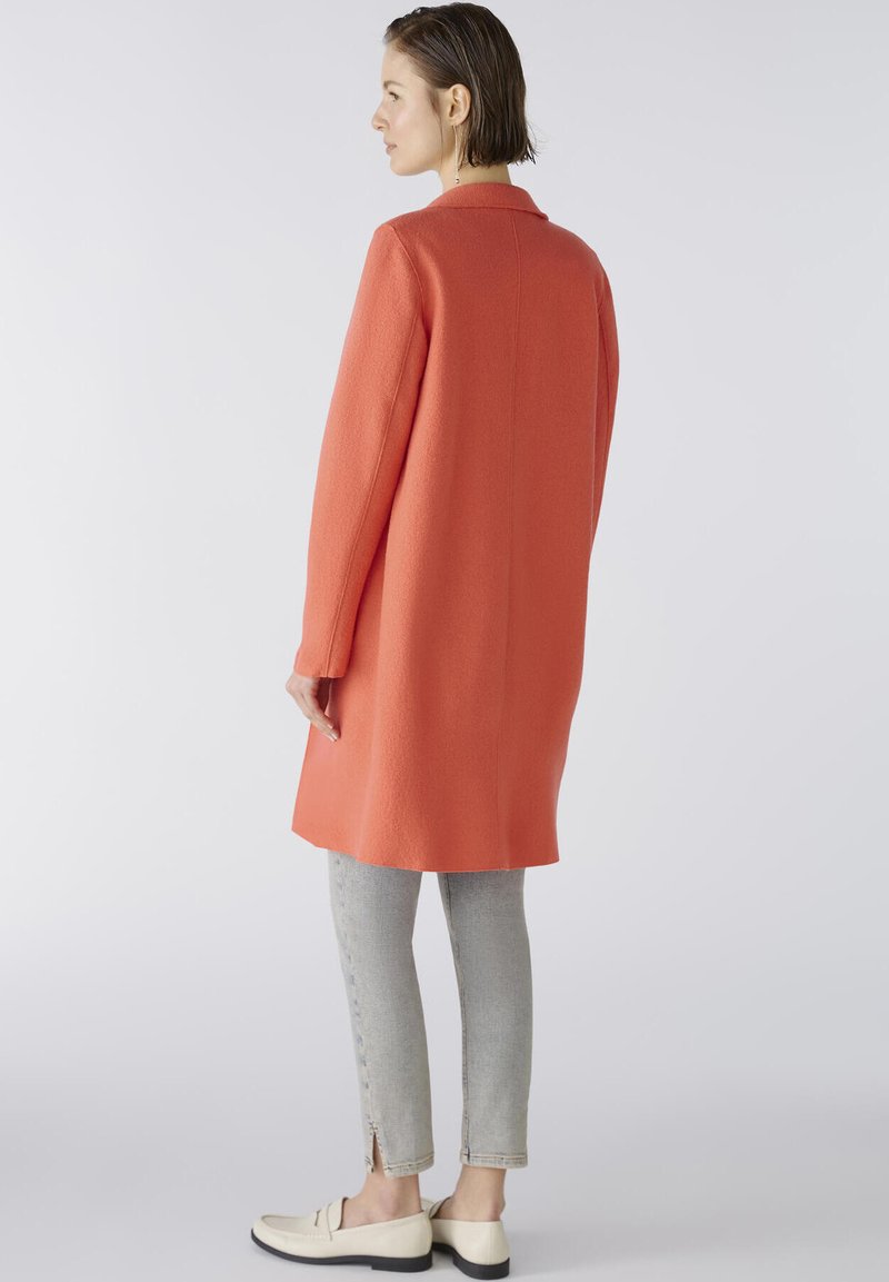 Oui MAYSON - Klassischer Mantel - red/rot-meliert - Zalando.de