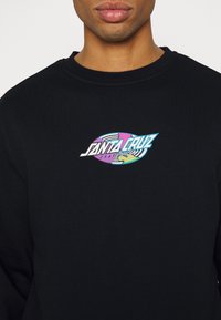 Santa Cruz STRANGE OVAL STRIP CREW UNISEX - Camisola - black