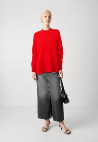 JJXX JXSIANA TWIST HIGH NECK - Džemperis - fiery red