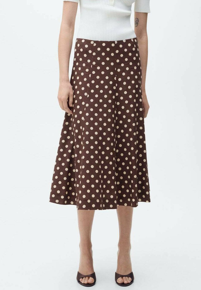 Mango ROMEO - Jupe trapèze - brown