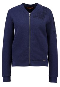 BOSS CASUAL Mikina na zip - dark blue