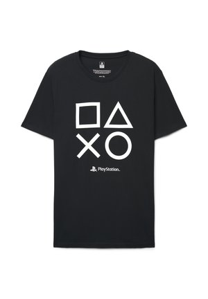 CON PLAYSTATION - T-shirt con stampa - nero