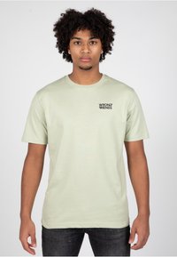 Wrong Friends MALDIVES  - Triko s potiskem - light green