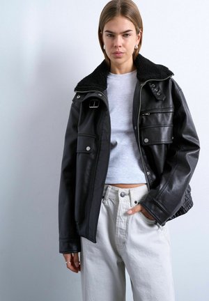 TSOLIVIA  - Veste en similicuir - black