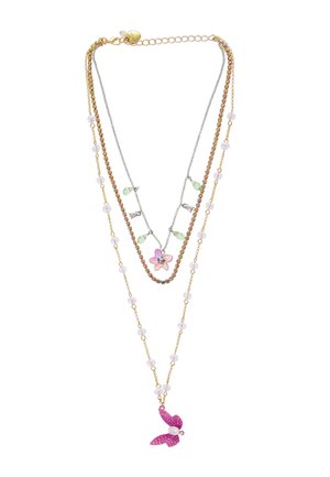 GARDEN GLAM DRAGONFLY LAYERED  - Collana - pink