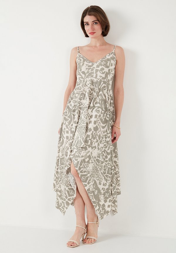 REGULAR FIT - Maxikleid - olive