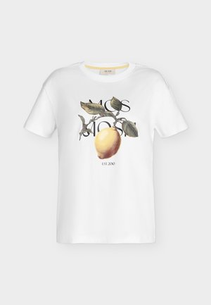 Mos Mosh, MMFRUIT O-SS TEE - Μπλουζάκι με στάμπα - white