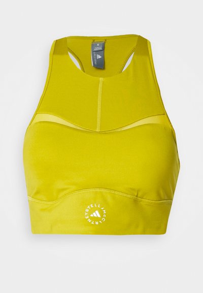 adidas by Stella McCartney ADIDAS BY STELLA MCCARTNEY TRUEPURPOSE CROP - Sujetadores deportivos con sujeción ligera - pulse olive