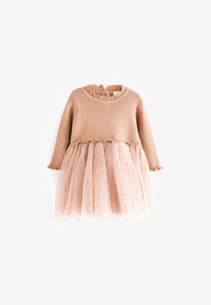 Next Vestido de punto - light brown