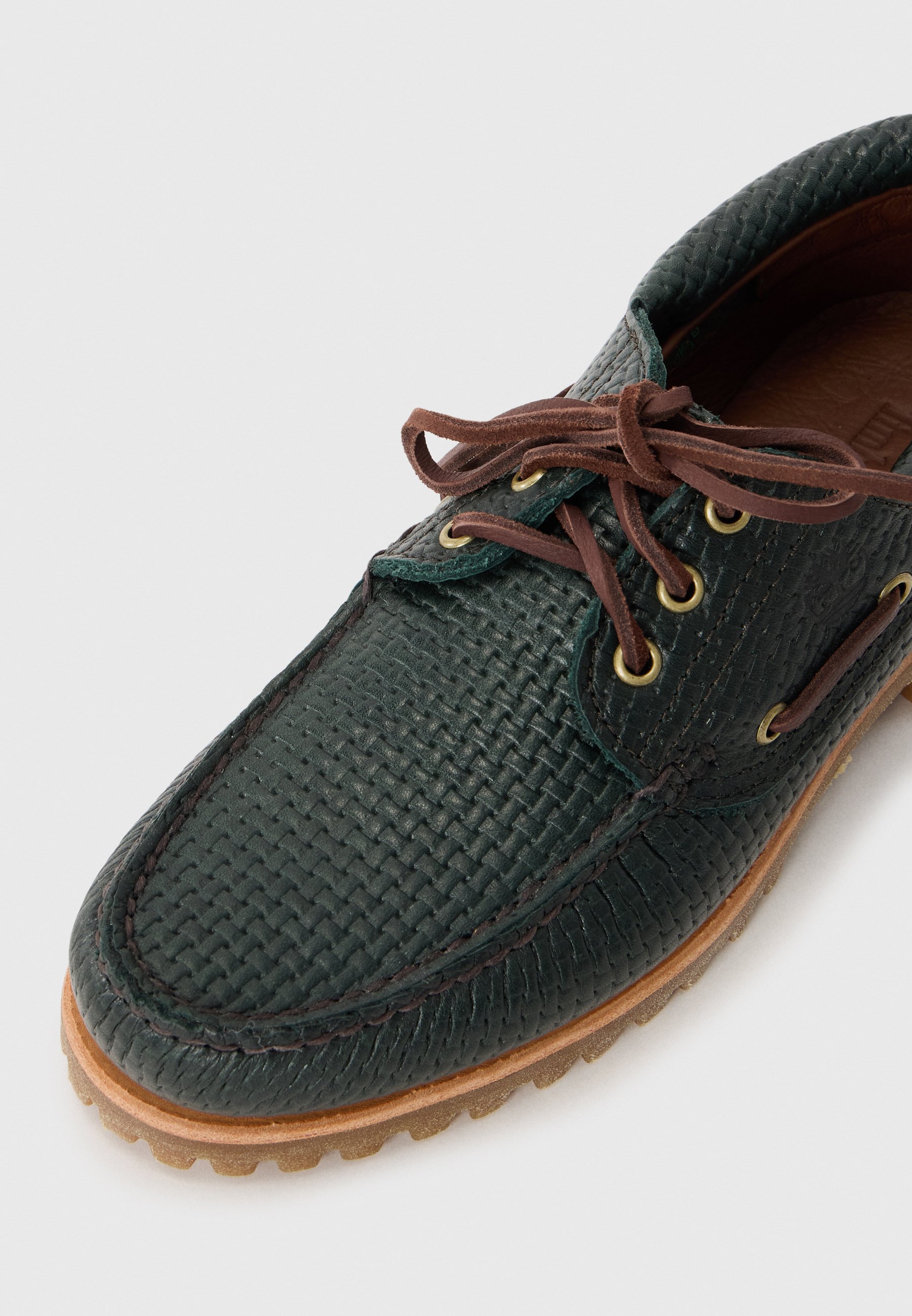 使用回数少 timberland 3eye “ boat shoe “ Timberland AUTHENTIC 3 EYE UNISEX - Boat shoes - medium brown