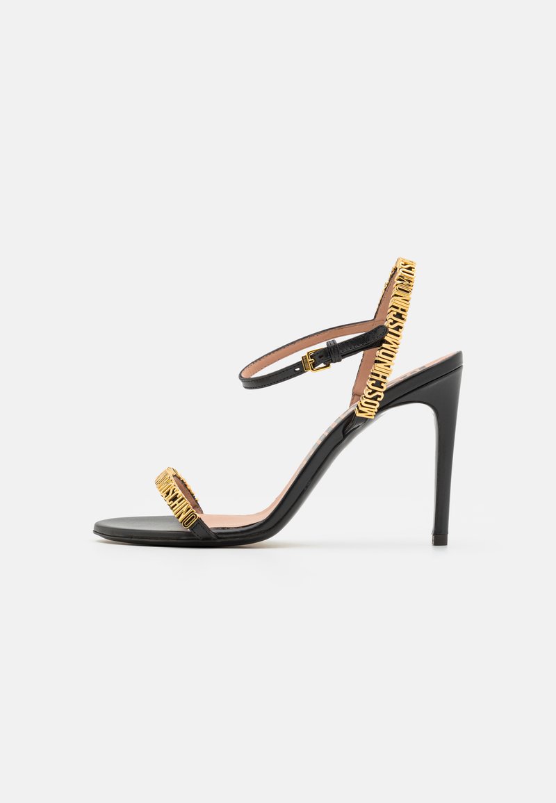 MOSCHINO MINI LETTERING - Sandals - nero/black - Zalando.co.uk