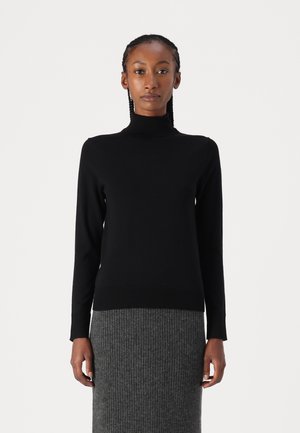 JXADA COMFY ROLL NECK - Džemperis - black
