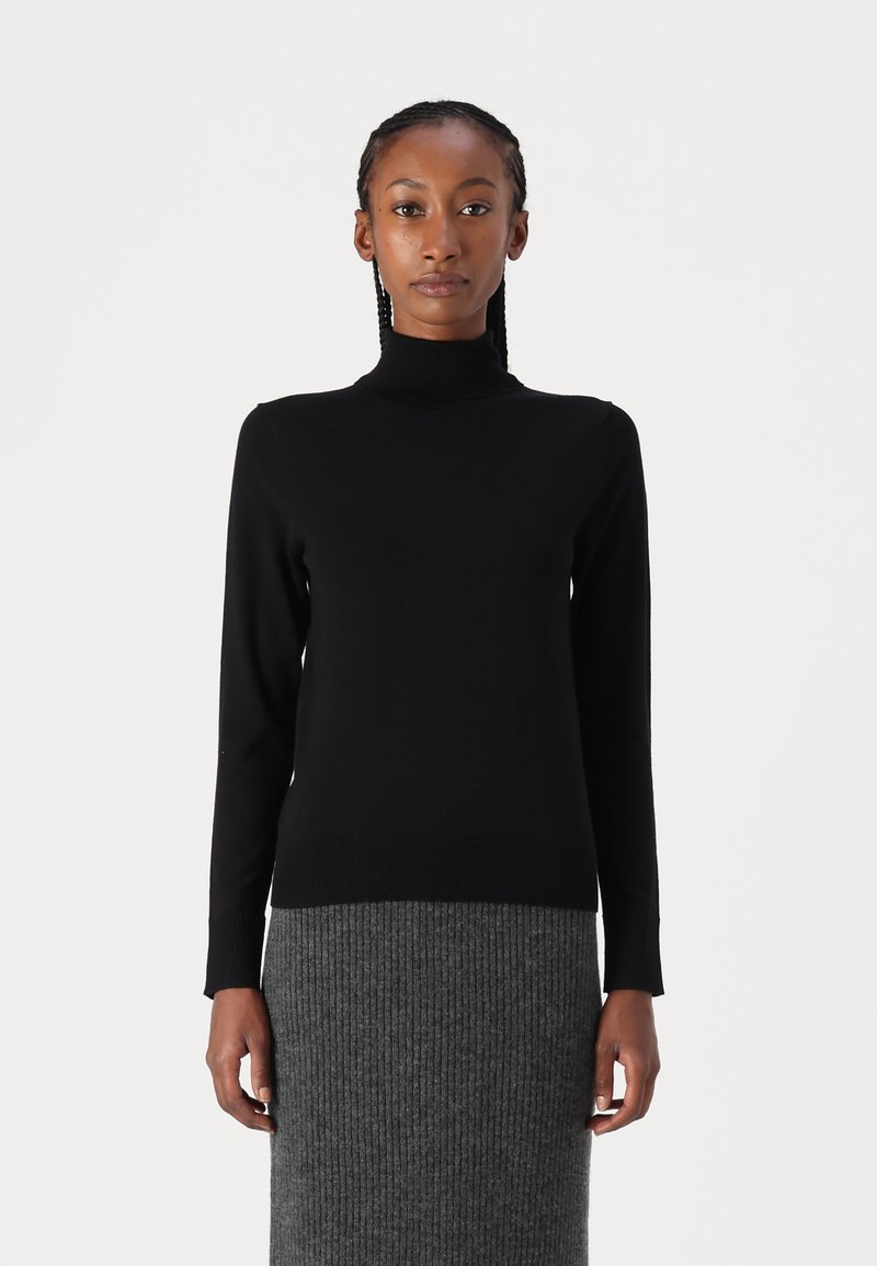 JJXX JXADA COMFY ROLL NECK - Pulover - black
