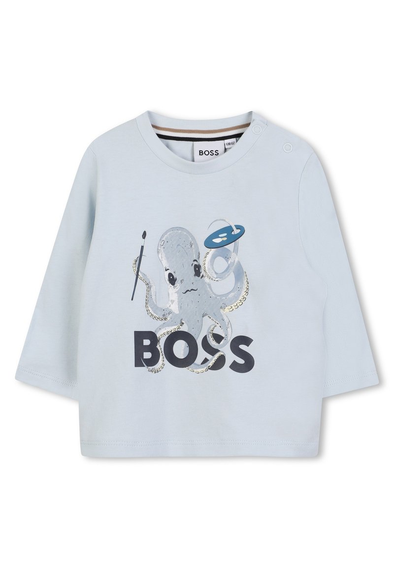 BOSS Kidswear TODDLER LONG SLEEVE - Top dugih rukava - pale blue