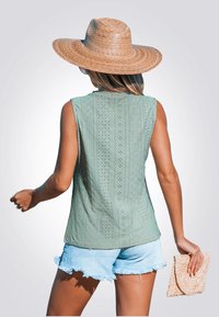 Cupshe TANK  - Top - green grey