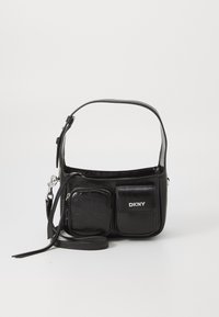 FREDA  - Handbag - black/silver-coloured