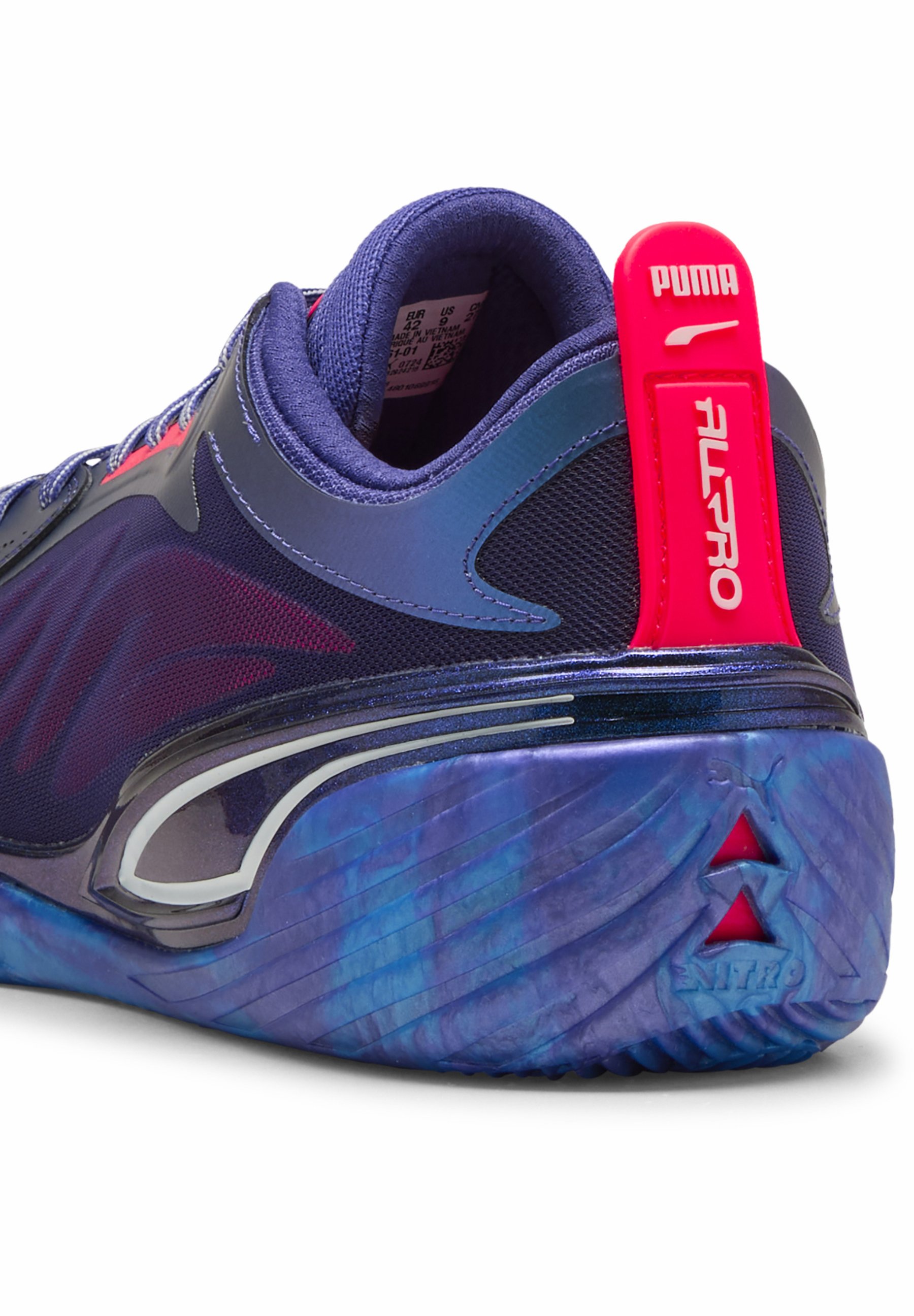 ALL-PRO-NITRO™️ Elite Chaussures Puma All-Pro Nitro Elite Light Aqua-Yellow Alert