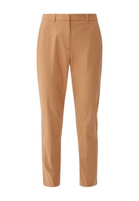 s.Oliver BLACK LABEL SLIM MIT BUNDFALTE - Chino - sandstein