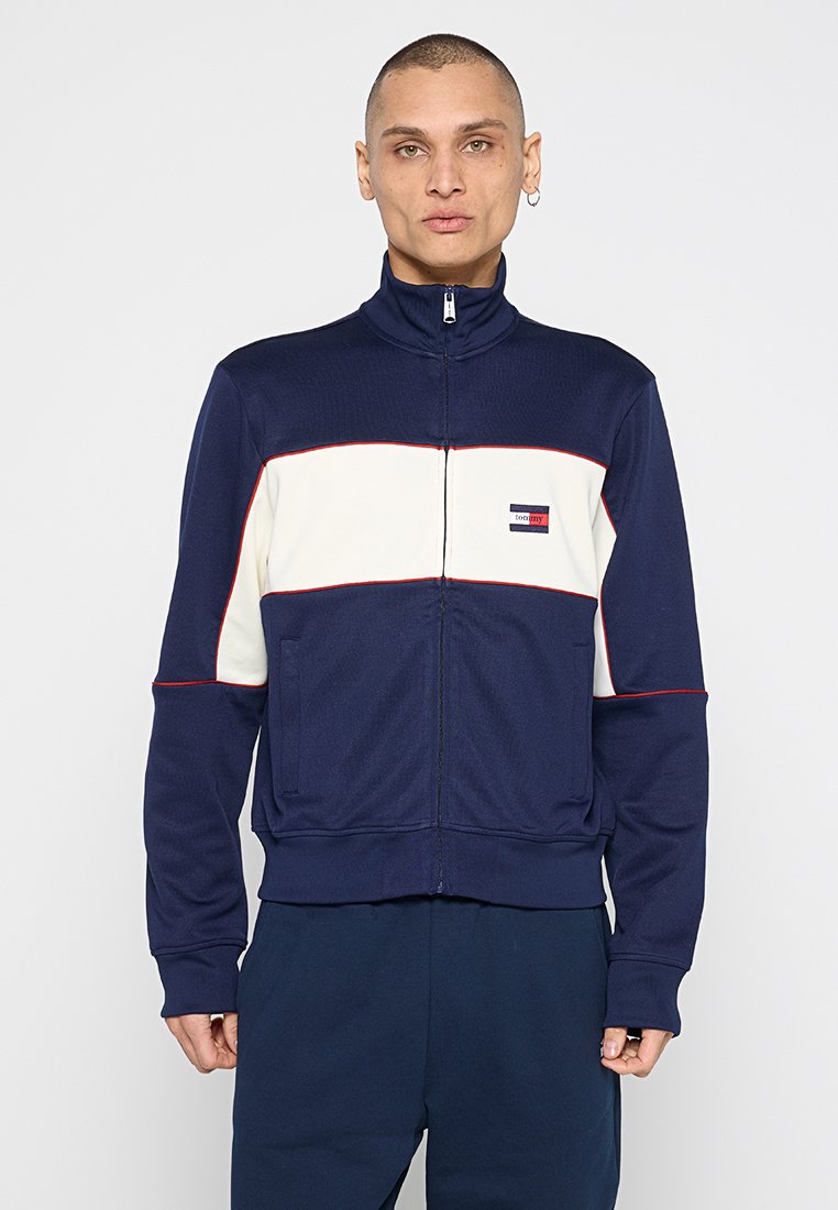 Tommy Jeans Sweater met rits donkerblauw Tommy Jeans Sweater met rits donkerblauw