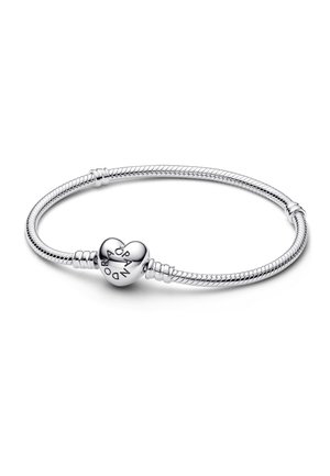 HEART CLASP SNAKE - Bracelet - silver coloured