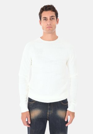 GIROCOLLO - Maglione - panna
