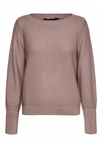 Vero Moda Stickad tröja - mottled pink
