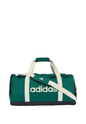 adidas Performance LINEAR DUFFEL MEDIUM UNISEX - Sac de sport - collegiate green/ivory