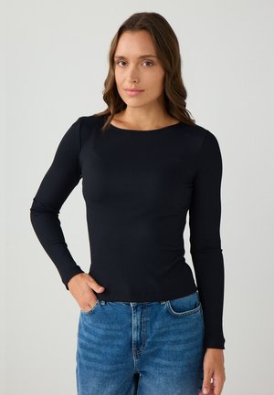 Strickpullover - black