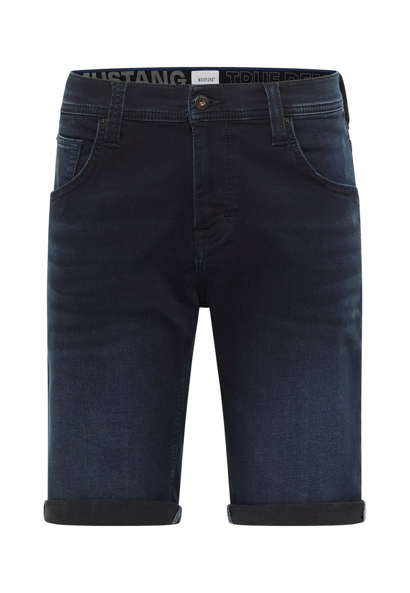 mustang Jeansshort blauw