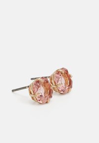 Lauren Ralph Lauren PE CUSHION STUD - Náušnice - gold-coloured/pink