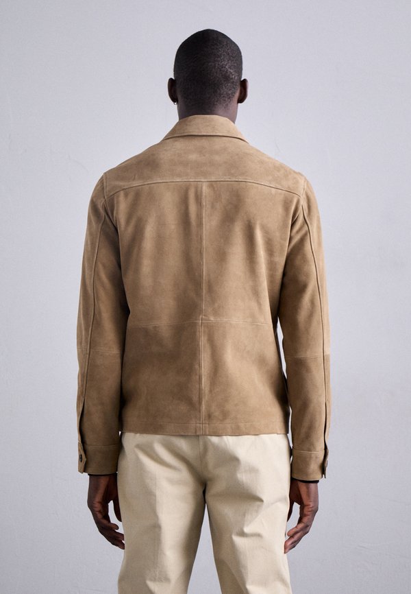 LANE - Leather jacket - forest leaves4