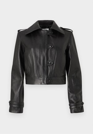LAUREN - Δερμάτινο μπουφάν - black