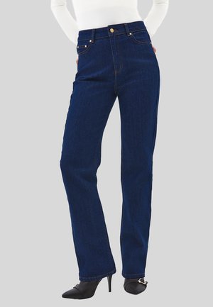 HIGH WAIST  - Jean droit - dark blue denim