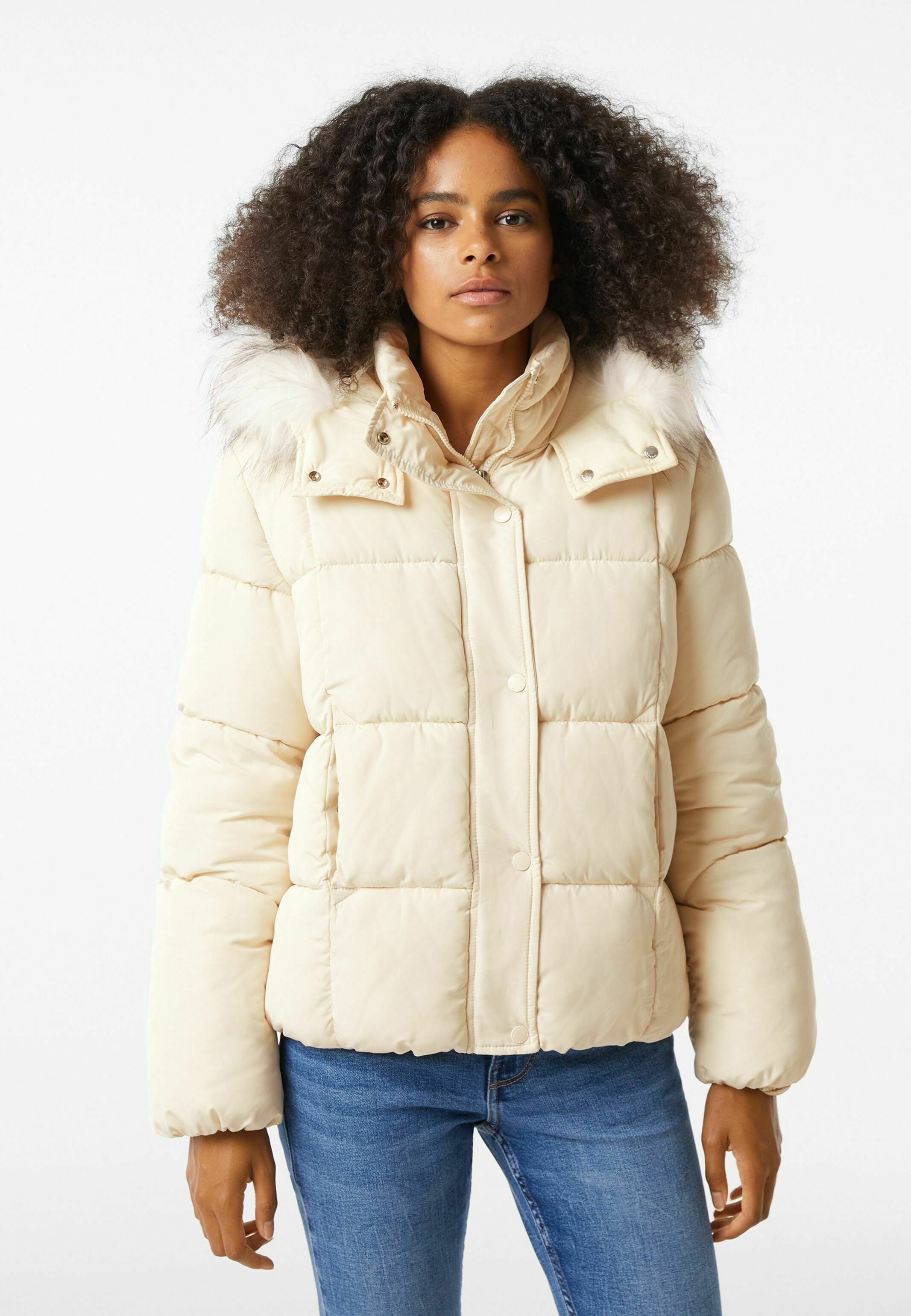 Bershka PUFFER WITH HOOD - Veste d 