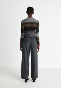Vero Moda VMMADJA WIDE PANT - Hlače - dark grey melange
