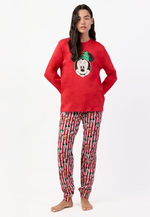 DISNEY MANGA LARGA PARTY FRIENDS  - Conjunto de pijama - rojo