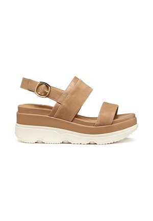 D GARDENIA - Sandali con plateau - beige