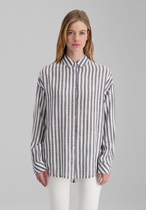 TIMEZONE, LOOSE - Hemdbluse - total eclipse stripe