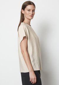 Marc O'Polo SHORT SLEEVE - T-shirts basic - stone grey