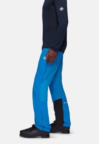 Mammut AENERGY HYBRID - Täckbyxor - glacier blue black