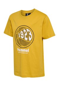 Hummel LLEO  - T-shirts print - golden spice