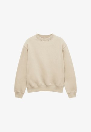 PULL&BEAR, RELAXED FIT - SWEATSHIRT - Felpa - sand