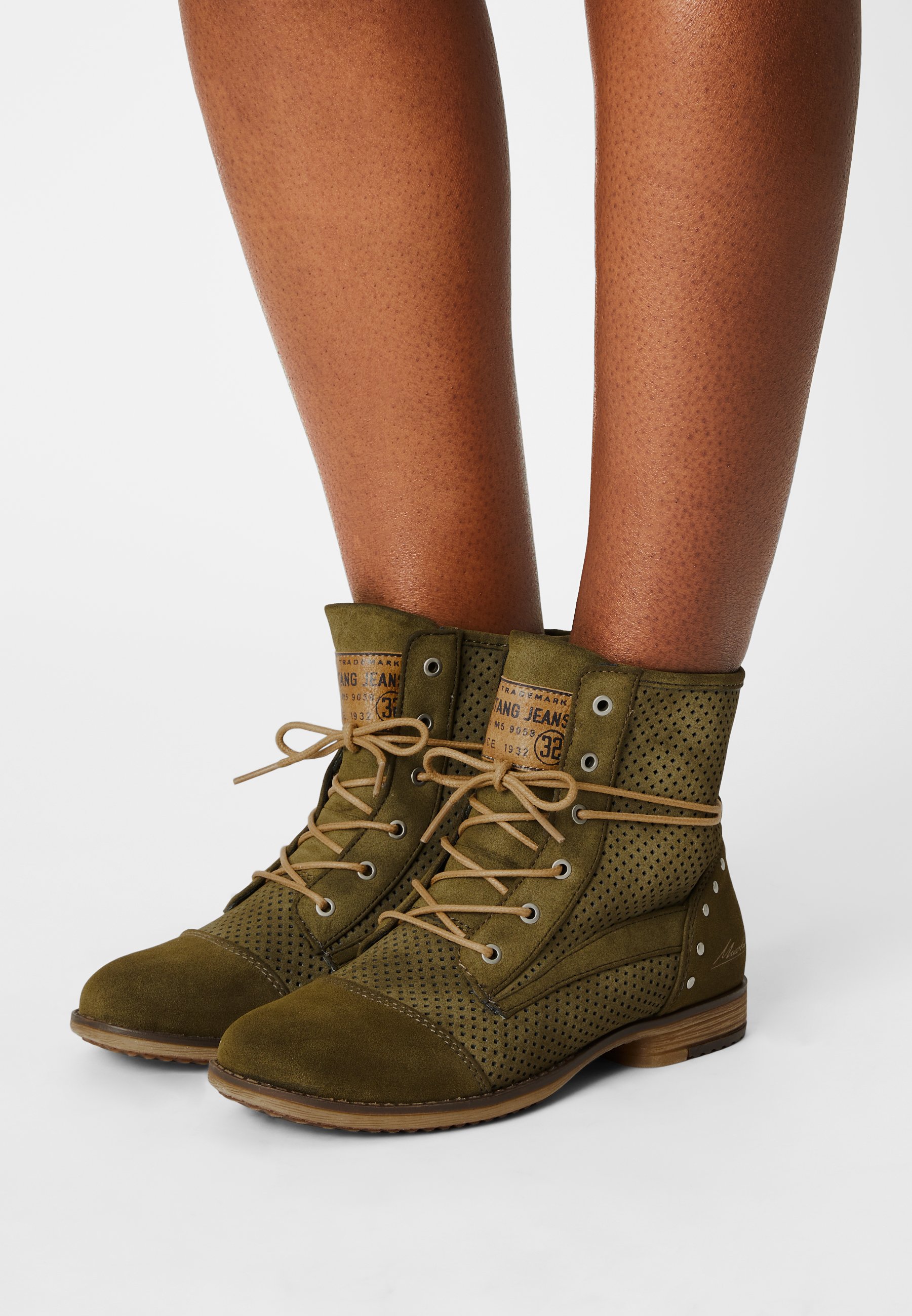 Mustang Veterboots - oliv/Groen - Zalando.nl