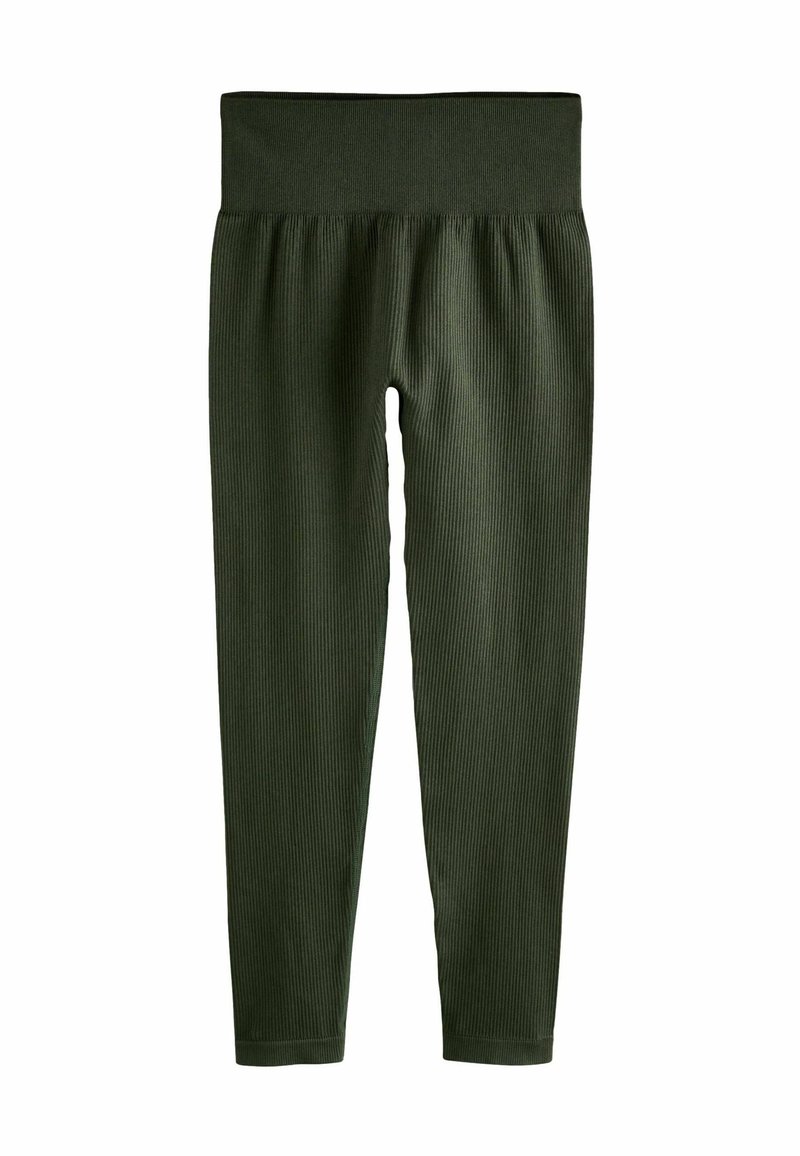 Next - HIGHT WAIST  - Tajice-hlače - forest green, Povećaj