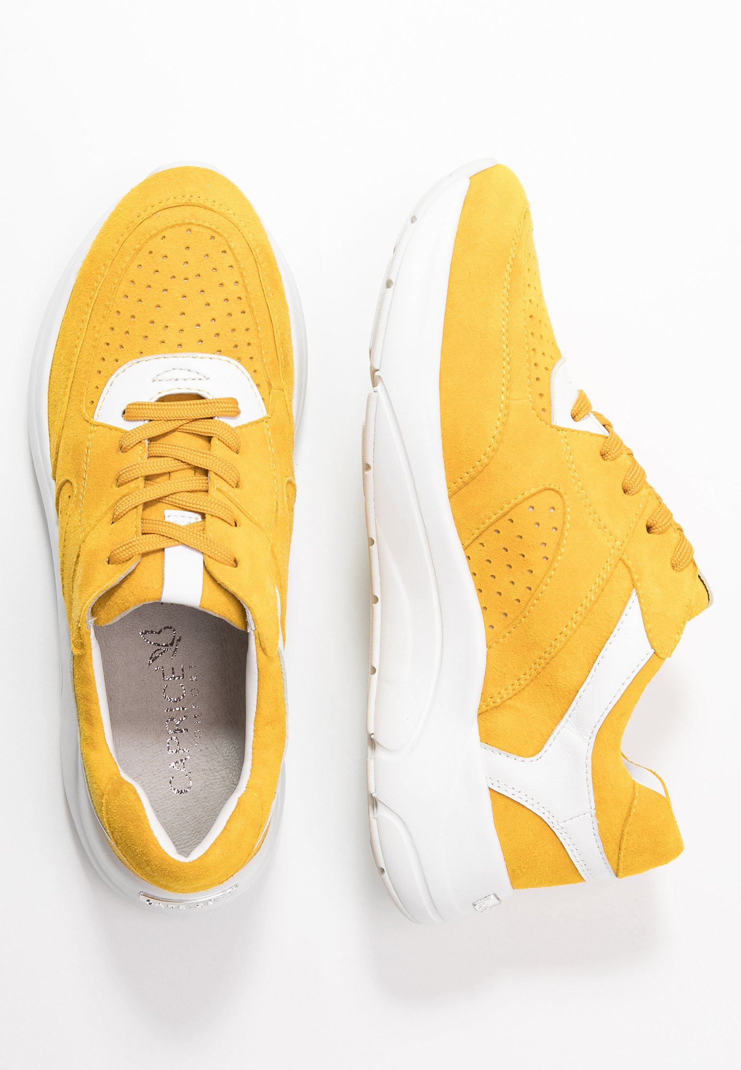 Caprice Joggesko yellowwhite Zalando.no Caprice Joggesko yellowwhite Zalando.no