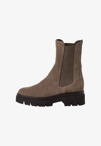 Unselected, taupe suede