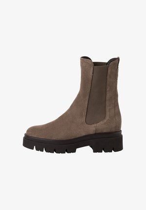 Tamaris, 1-25992-41 001 - Platform ankle boots - taupe suede