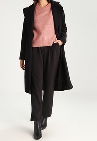 Pieces Strickpullover - light red